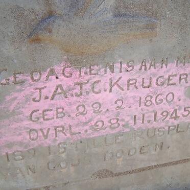 KRUGER J.A.J.C. 1860-1945