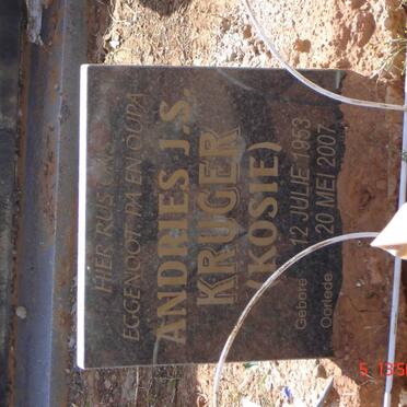 KRUGER Andries J.S. 1953-2007