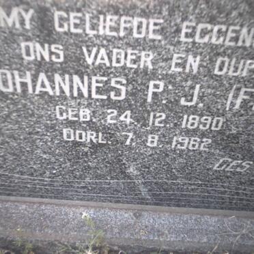 KRUGER Johannes P.J. 1890-1962