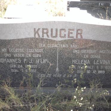 KRUGER Johannes P.J. 1890-1962 &amp; Helena Levina van der WALT 1898-1989