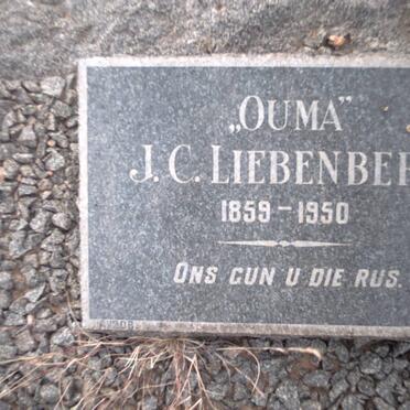 LIEBENBERG J.C. 1859-1950