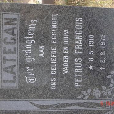 LATEGAN Petrus Francois 1910-1972