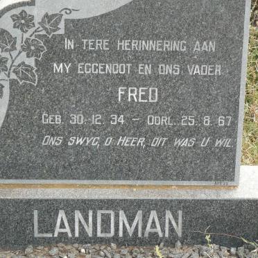 LANDMAN Fred 1934-1967
