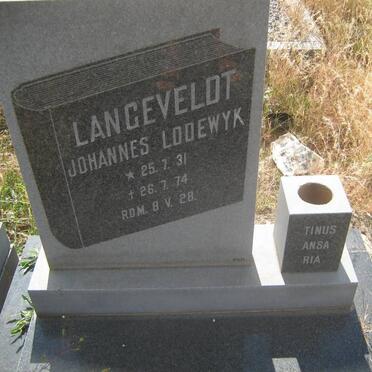LANGEVELDT Johannes Lodewyk 1931-1974