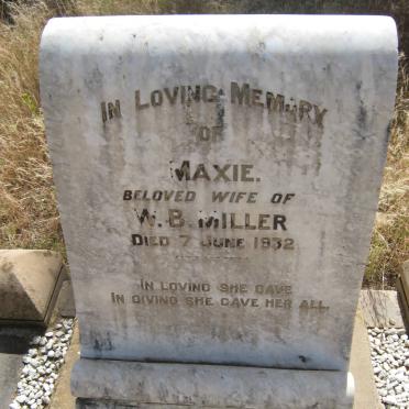 MILLER Maxie -1932