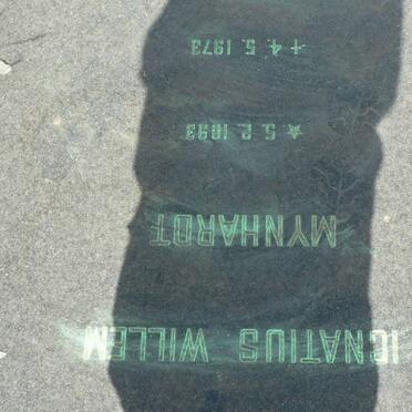 MYNHARDT Ignatius Willem 1893-1973