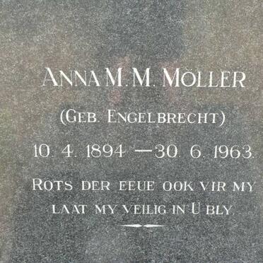MOLLER Anna M.M. nee ENGELBRECHT 1894-1963