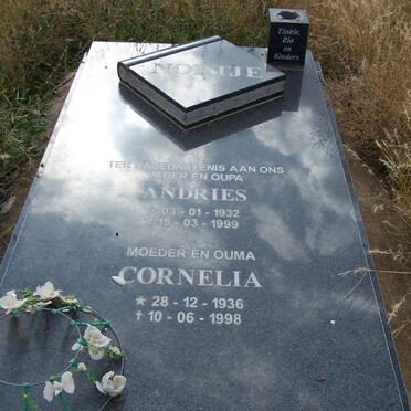 NORTJE Andries 1932-1999 &amp; Cornelia 1936-1998