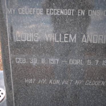 NEL Louis Willem Andries 1917-1959