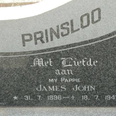PRINSLOO James John 1896-1947