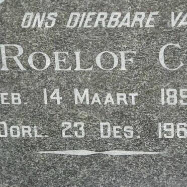 PLESSIS Roelof C., du 1895-1966