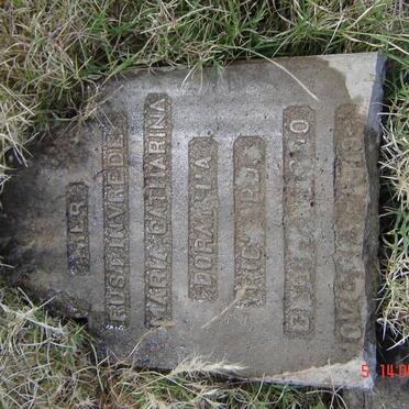 RICHARDS Maria Catharina Dorathea