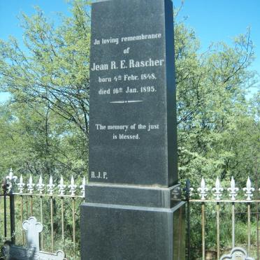 RASCHER Jean R.E. 1848-1895
