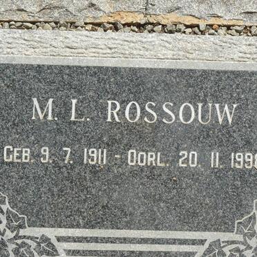 ROSSOUW M.L. 1911-1998