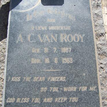 ROOY A.C., van 1887-1963