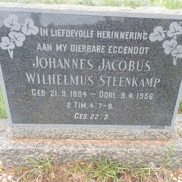 STEENKAMP Johannes Jacobus Wilhelmus 1884-1956