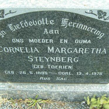 STEYNBERG Cornelia Margaretha nee TOERIEN 1895-1975