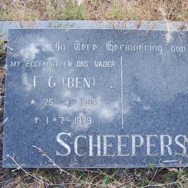 SCHEEPERS F.G. 1895-1979