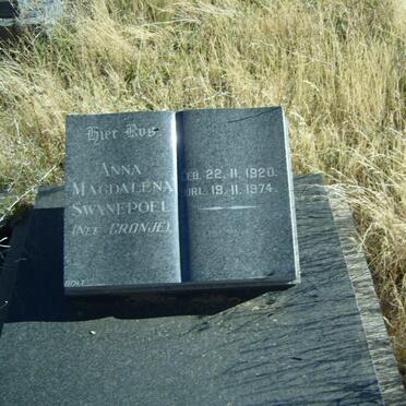 SWANEPOEL Anna Magdalena nee CRONJE 1920-1974
