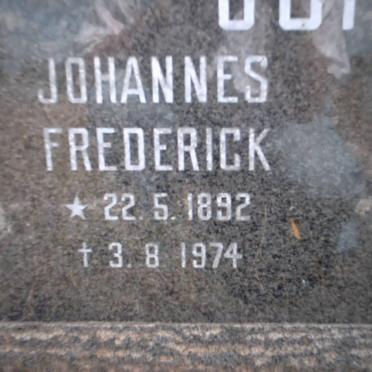 SCHOLTZ Johannes Frederick 1892-1974