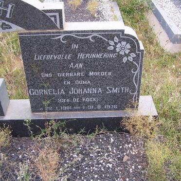 SMITH Cornelia Johanna nee de KOCK 1901-1976