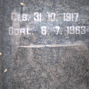 SWANEPOEL Jacob Johannes Jacobus 1917-1963 &amp; Anna Magdalena CRONJE 1920-1974