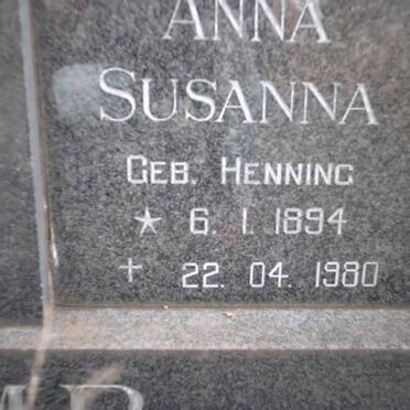 STEENKAMP Andreas Petrus 1886-1971 &amp; Anna Susanna HENNING 1894-1980 