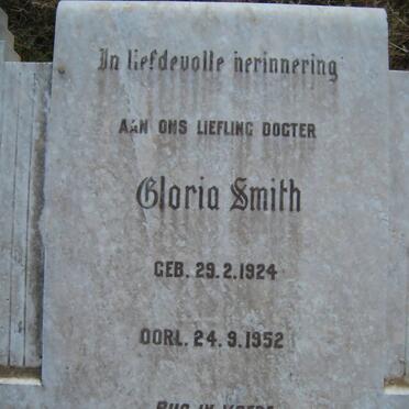 SMITH Gloria 1924-1952