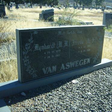 ASWEGEN M.M., van 1899-1983 &amp; E.F. 1903-1980