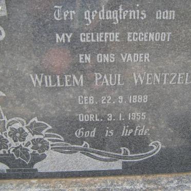 WENTZEL Willem Paul 1888-1955