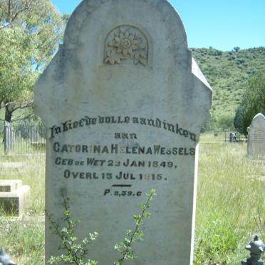WESSELS Catorina Helena nee DE WET 1849-1915