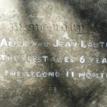 LAUTRE Alice :: LAUTRE Jean :: LAUTRE Francois Prosper 1818-1893
