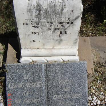 ROUX Adriaan V. 1854-1939