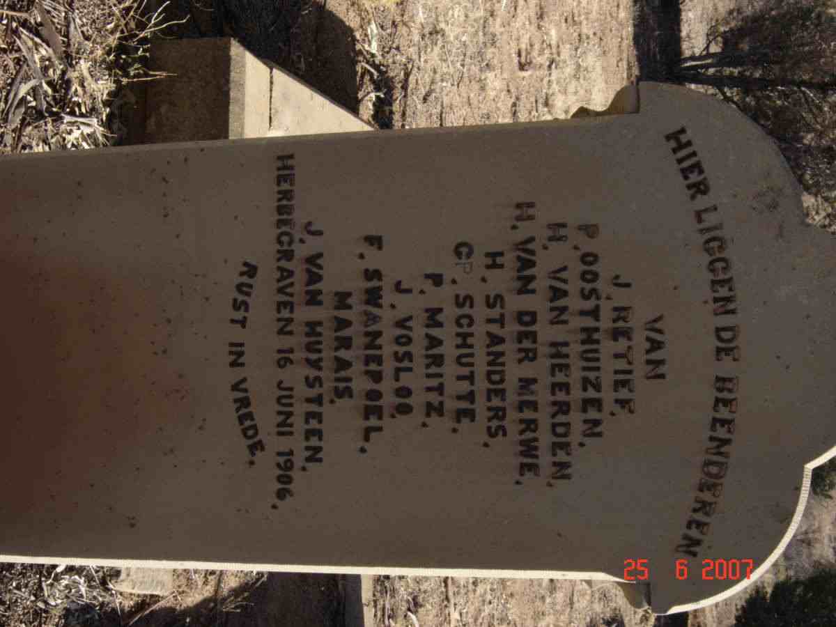 2. The remains of 11 people reinterred in this grave