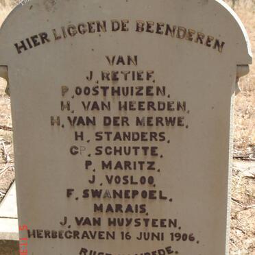 3. The remains of 11 people reinterred in this grave