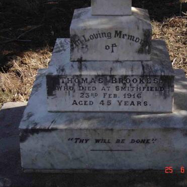 BROOKES Thomas -1916