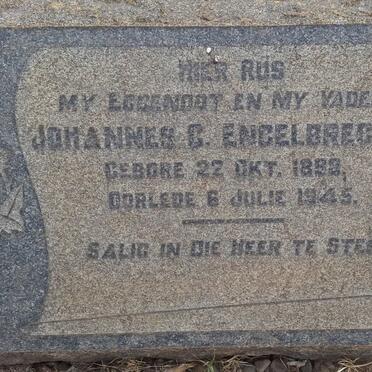 ENGELBRECHT Johannes C. 1898-1945