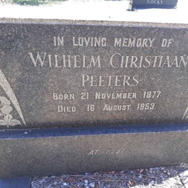 PEETERS Wilhelm Christiaan 1877-1953
