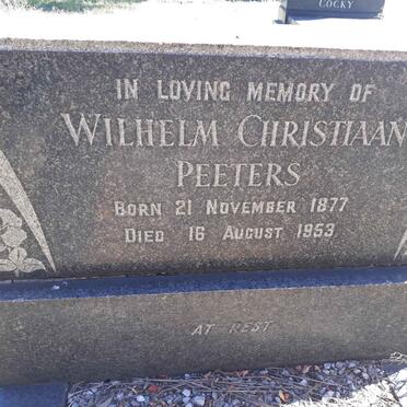 PEETERS Wilhelm Christiaan 1877-1953