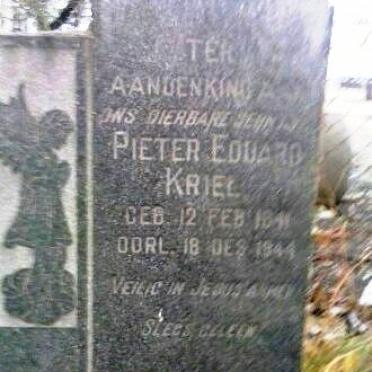 KRIEL Pieter Eduard 1941-1944