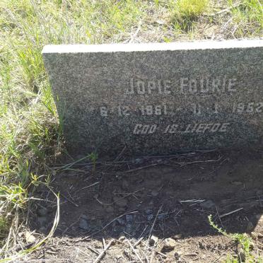 FOURIE Jopie 18?1-1952