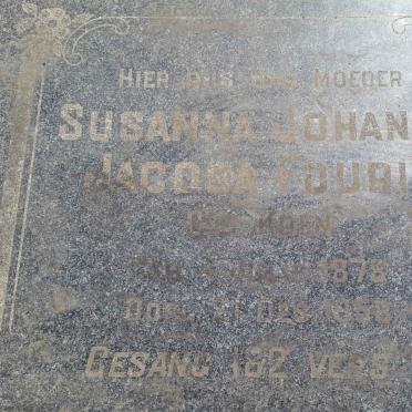 FOURIE Susanna Johanna Jacoba nee KOEN 1878-1958