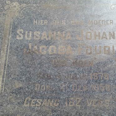 FOURIE Susanna Johanna Jacoba nee KOEN 1878-1958