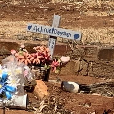 Free State, SASOLBURG district, Viljoensdrif, Kruisementfontein 81, farm cemetery