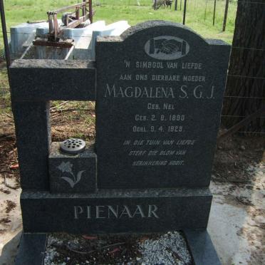 PIENAAR Magdalena S.G.J. nee NEL 1890-1929