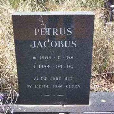 CLAASSEN Petrus Jacobus 1909-1984