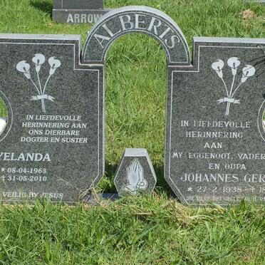 ALBERTS Johannes Gerhardus 1938-1998 :: ALBERTS Yelanda 1963-2010