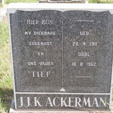 ACKERMAN J.J.K. 1911-1962