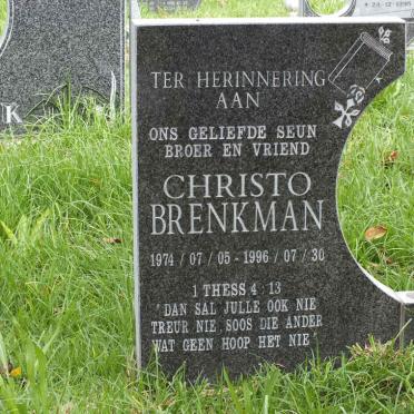 BRENKMAN Christo 1974-1996