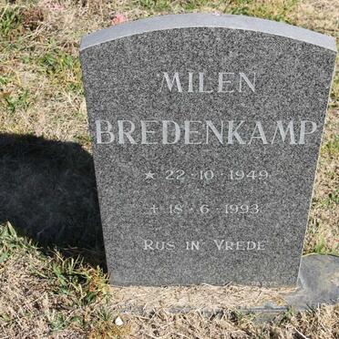 BREDENKAMP Milen 1949-1993